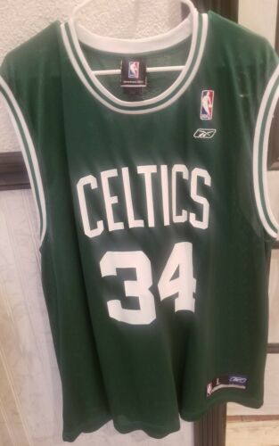 Vintage NBA Reebok Boston Celtics Paul Pierce Jersey Mens Large 34 Green McCarty