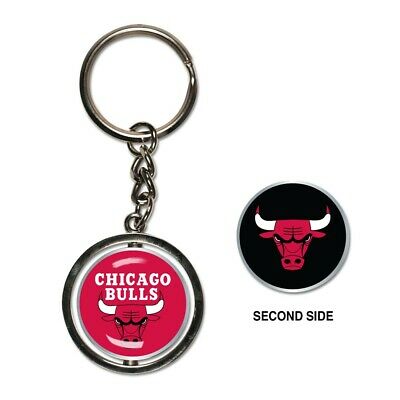 Chicago Bulls Spinner Keychain New