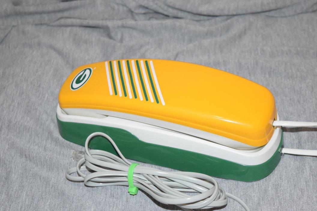 Vintage NFL Green Bay Packers Wall Mount Phone Touch Tone TELKO 223 Landline