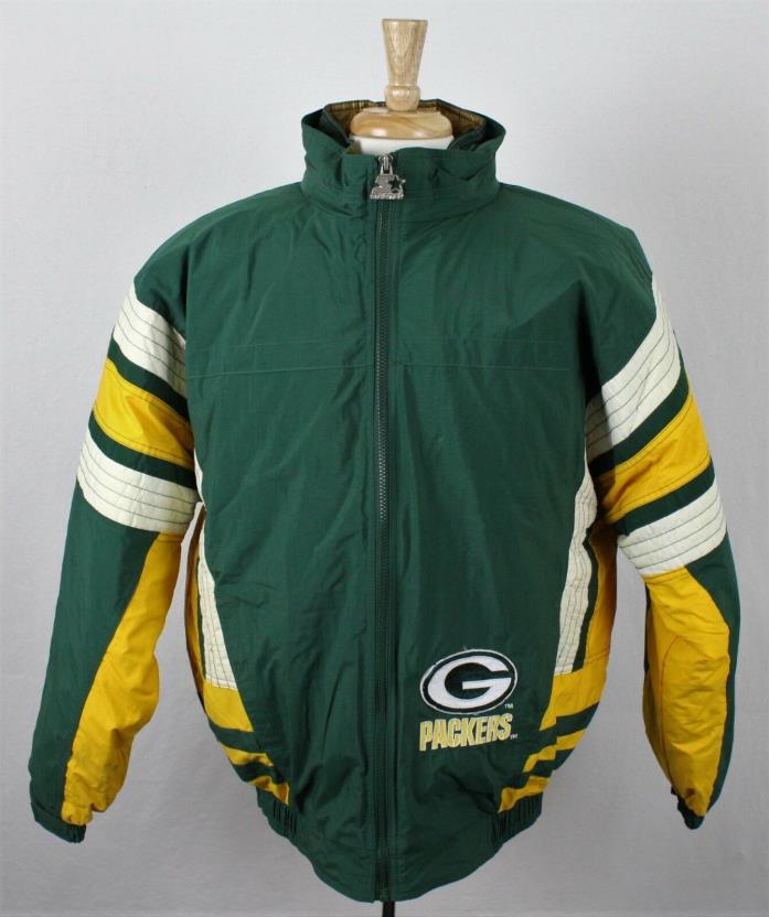 Green Bay Packers Vintage Starter Jacket With Removable Insulated Liner Medium