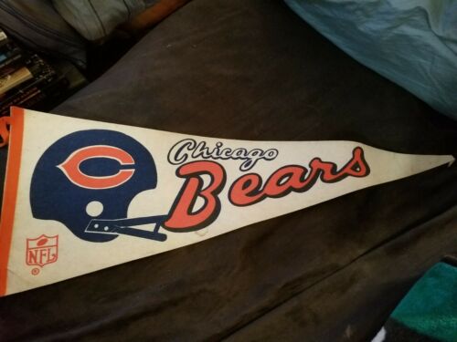 1970s NFL Chicago Bears Football Pennant Walter Payton