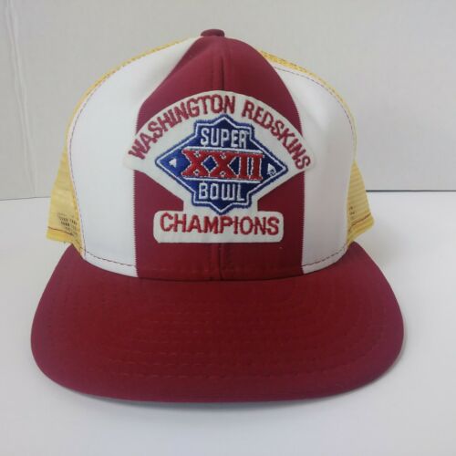 Washington Redskins Vintage 1987 Super Bowl Champions AJD Snap Back Hat U.S.A.