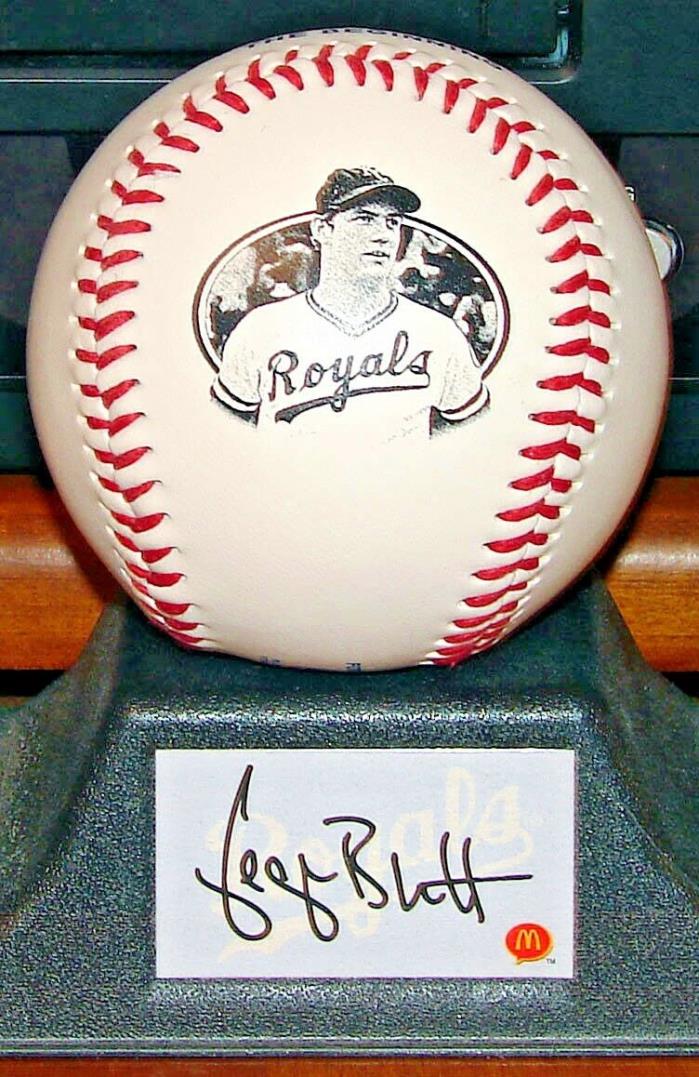 2 George Brett 1999 MLB Hall of Fame FotoBalls Red, Blue Stitches McDonald's