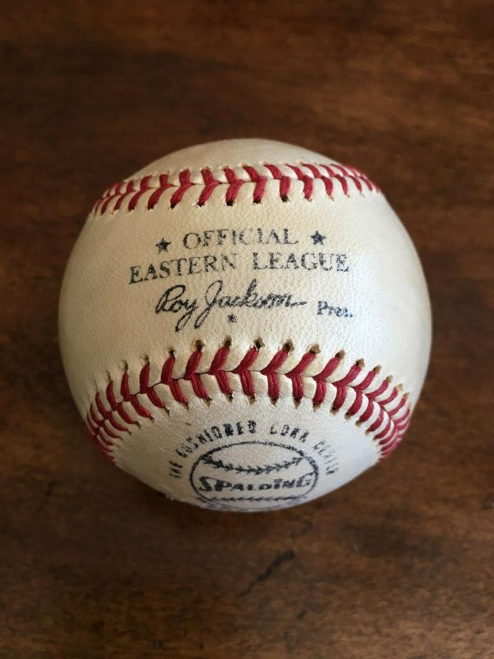 Vintage Game Used 70s Spalding Official Eastern League Roy Jackson Baseball !!!