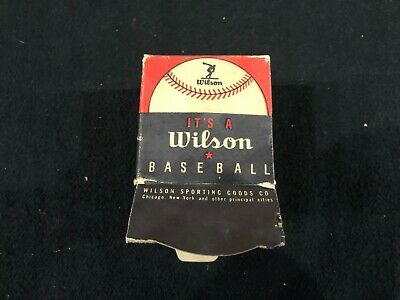 1950's Wilson Sporting Goods Little League Baseball Box Very Good Condition