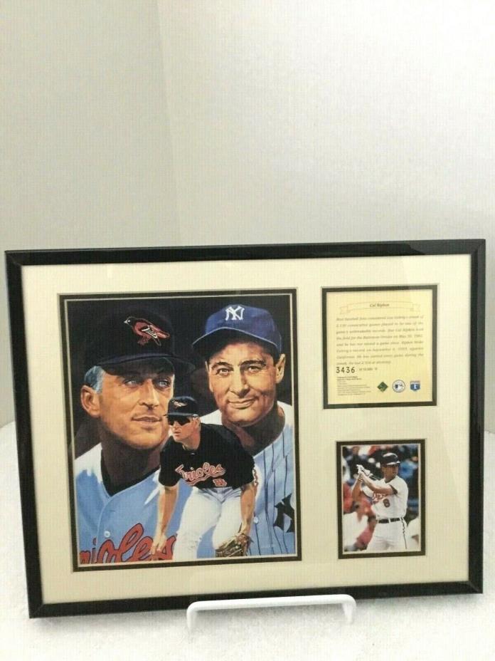 Cal Ripken Commemorative Consecutive Games Played Record Painting 3436 of 12,500