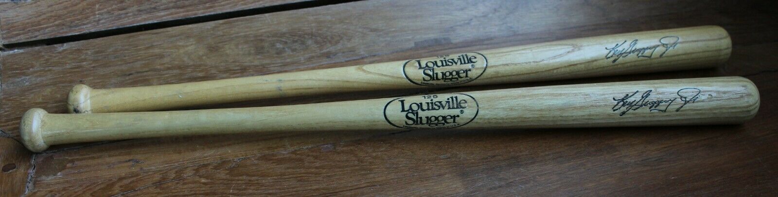 Ken Griffey Jr Louisville Slugger 125 Mini Bats - Lot of 2