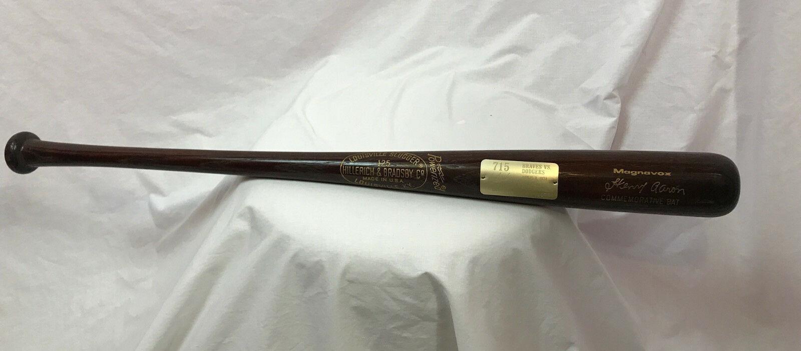 1974 Hank Aaron Magnavox Commemorative 715th Homerun Promotional Bat, Mint