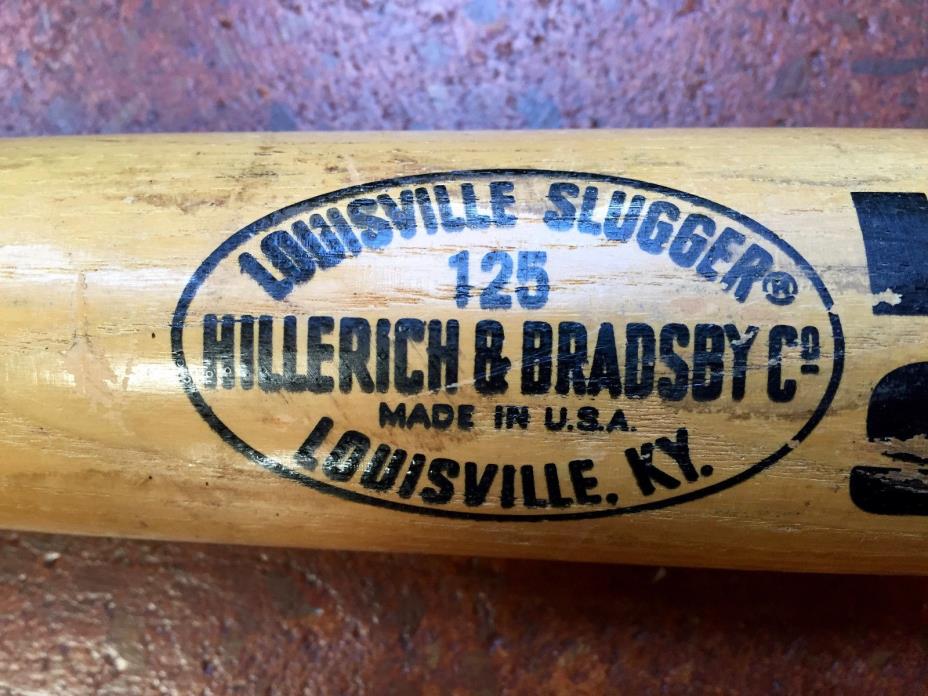 Vtg Jackie Robinson Louisville Slugger Bat~Hillerich & Bradsby~Dodgers R~17~JR 2