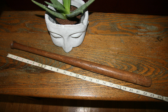 Vintage 1930s ROLLIN WILSON CO. Baseball Bat 22-1/2