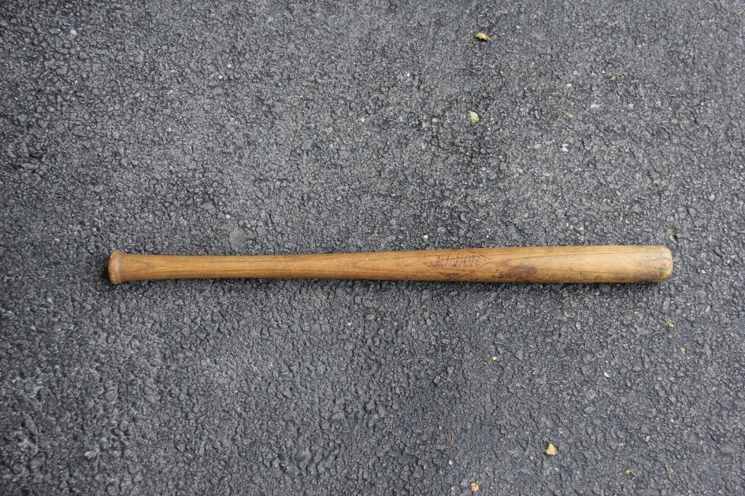 Vintage Junior Wood Baseball Bat No.45 - Little League Memorabilia
