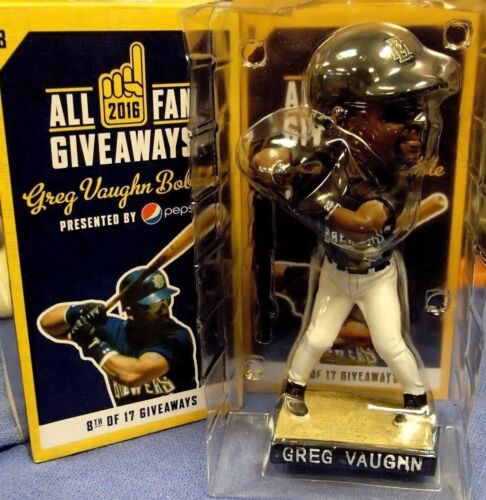 2016 Milwaukee Brewers GREG VAUGHN  Bobble-head NEW!  Free Shipping