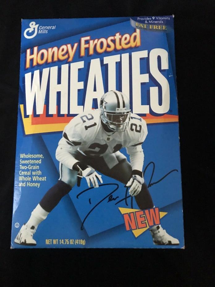 1995 Deion Sanders Dallas Cowboys Vintage Wheaties Cereal box- New/Unopened