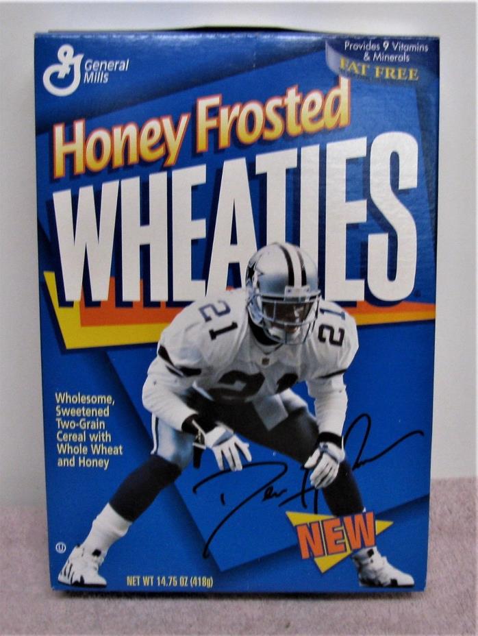 Honey Frosted Wheaties Box DEION SANDERS #21 Dallas Cowboys '95 NM