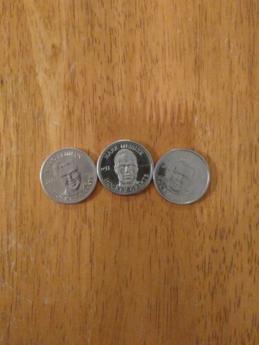 LOT OF 3 PINNACLE MINT SILVER COINS (LEMIEUX/MESSIER/FLEURY)