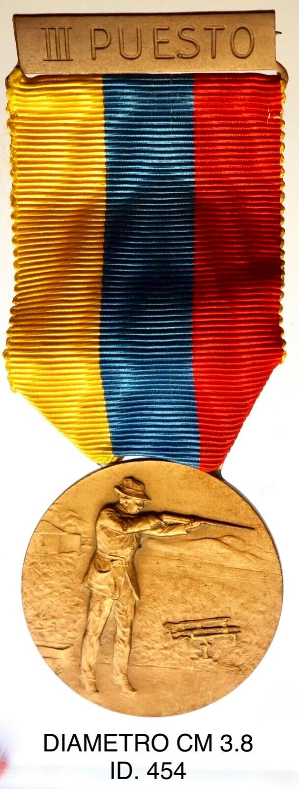 Caracas VIII° PUESTO VIII Jugos Deportivos Centroamericanos 1958 medaglia “454”