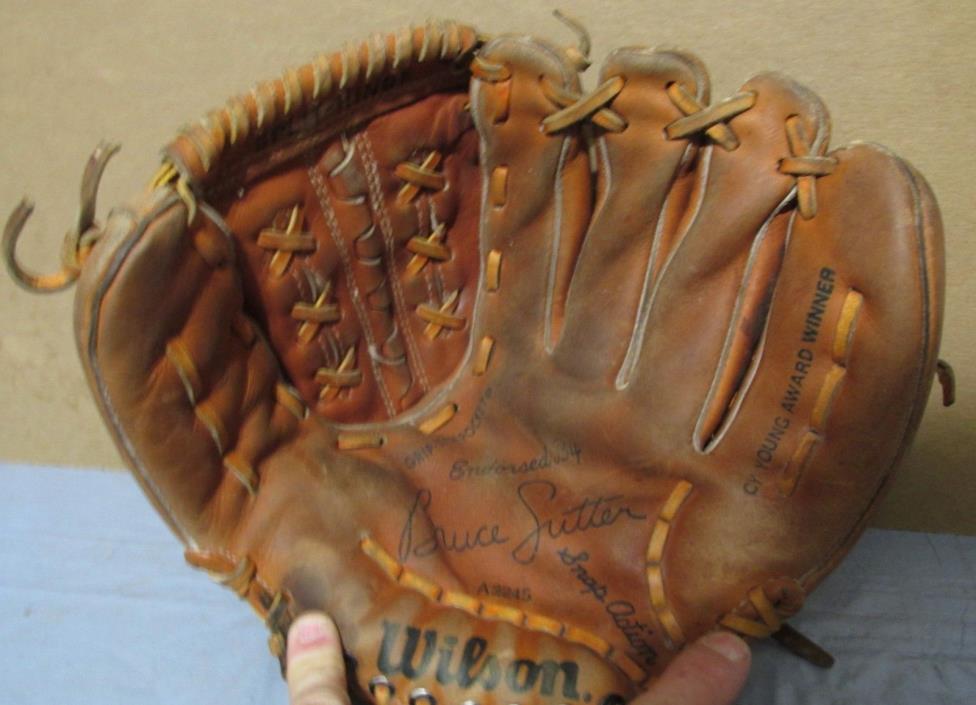 Bruce Sutter Autographed Wilson A2245 Model Baseball Glove RHT CY Young Award