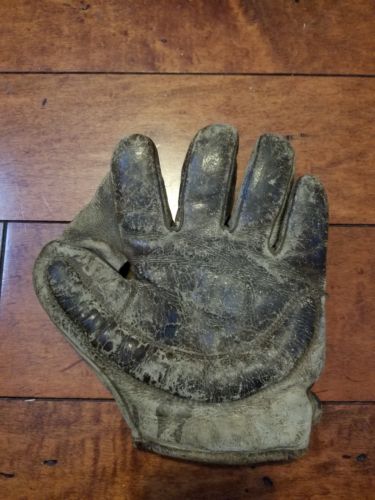Antique Turn Of The Century A.J. Reach Crescent Pad Baseball Glove