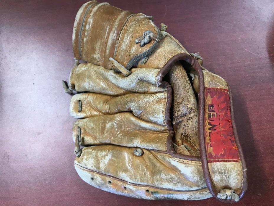 !!!VINTAGE  MITT HOMER B907 LEATHER  !!!! WOW !!!