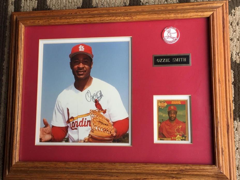 OZZIE SMITH-Autographed photo & All Star Card- CERTIFIED AUTHENTICITY