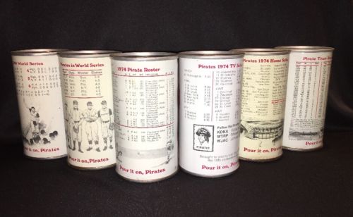 Vintage Iron City Beer Can lot~Pittsburgh Pirates