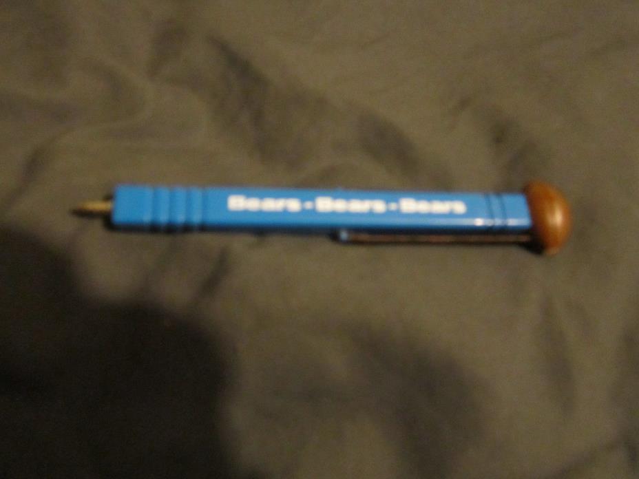 Vintage CHICAGO BEARS FOOTBALL  PEN WOW!!!!SUPER RARE.ONLY ONE ON EBAY!!!