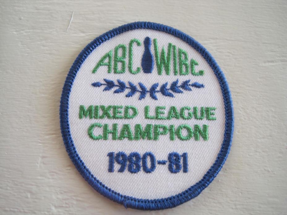 1980 1981  ABC Bowling Patch Mixed League Champion
