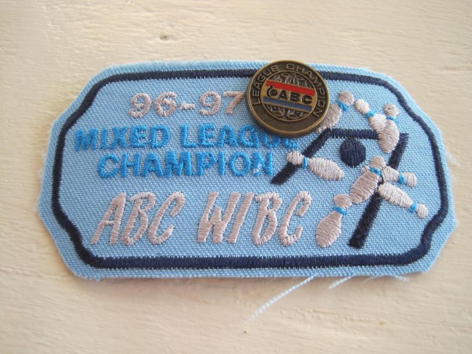 1996 1997 ABC Bowling Patch and Pin Mixed League Champion