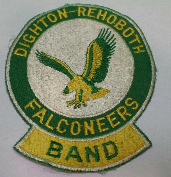 VINTAGE Dighton-Rehoboth Falconeers HIGH SCHOOL LETTERS LETTERMANS BAND PATCH