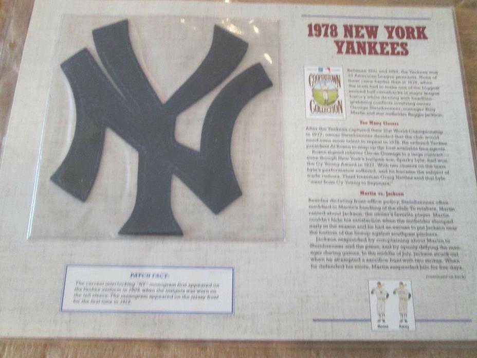 Patch 1978 NEW YORK YANKEES WILLABEE & WARD