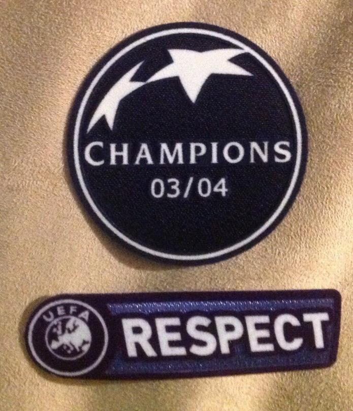 2003-2004 UEFA Champions League Patch Badge Pièce For Chelsea Soccer Jersey