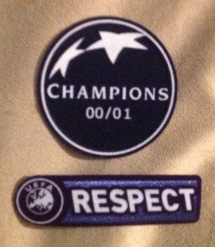 2000-2001 UEFA Champions League Patch Badge Pièce For Chelsea Soccer Jersey