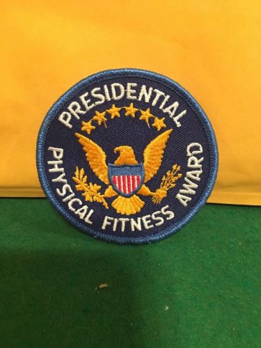 Presidential Physical Fitness Award Embroidered Patch Brand Blue