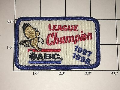 ABC League Champion 1997-1998 Patch - Bowling