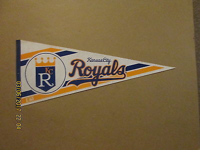 MLB Kansas City Royals Vintage Circa 1980's Style#2 Logo Baseball Pennant