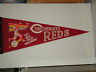 Vintage Late 60s Early 70s Cincinnati Reds Full Size Pennant Big Red Machine