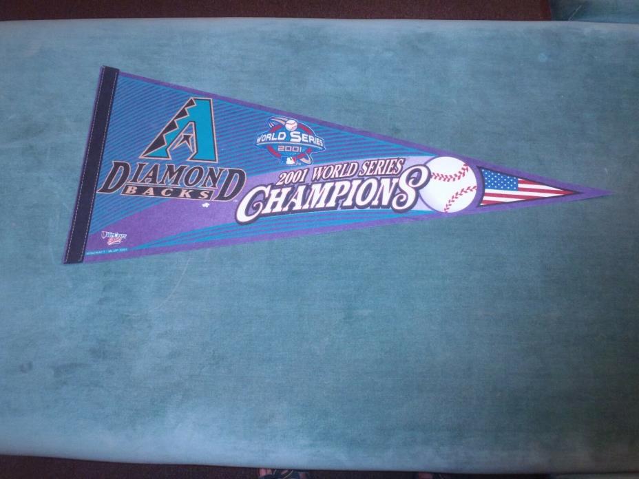 Arizona Diamond Backs 2001 World Series Champions Pennant