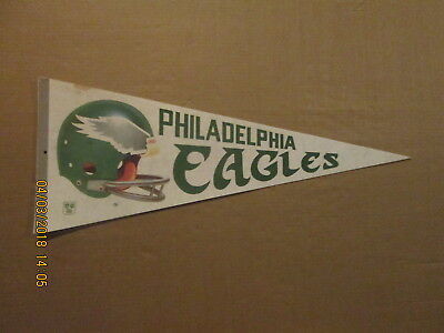 NFL Philadelphia Eagles Vintage Circa 1980's 3D Logo Football Pennant