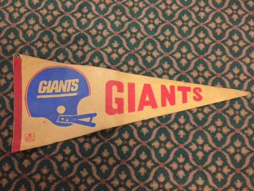 LOT OF 7 VTG FELT FOOTBALL PENNANTS. BRONCOS SEAHAWKS COLTS REDSKINS EAGLES