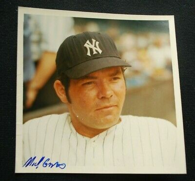 Original 1971 Ron Swoboda NY Yankees 5x5 Michael Grossbardt Color Photo-Rare