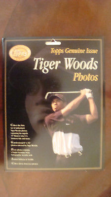 1997 Topps Tiger Woods Photo Pack - 6 photos- 8 x 10s -Sealed-Unopened - Masters