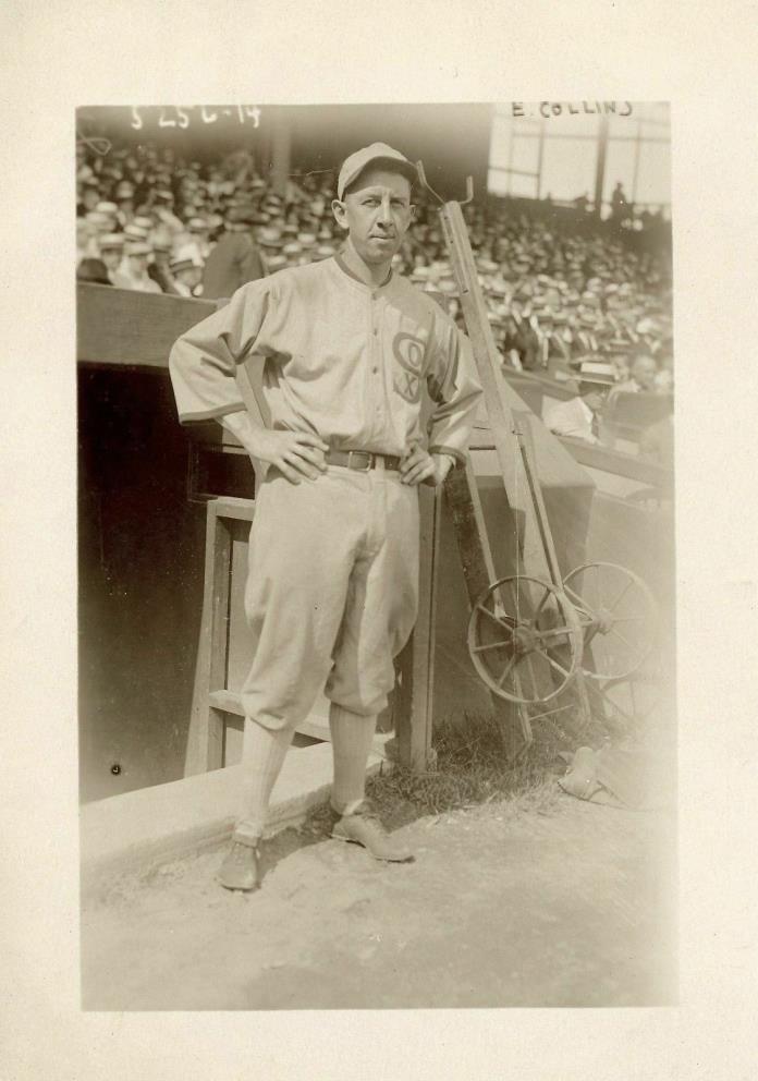 Eddie Collins 1920 White Sox Type 1 Original Photo George Bain Crystal Clear!