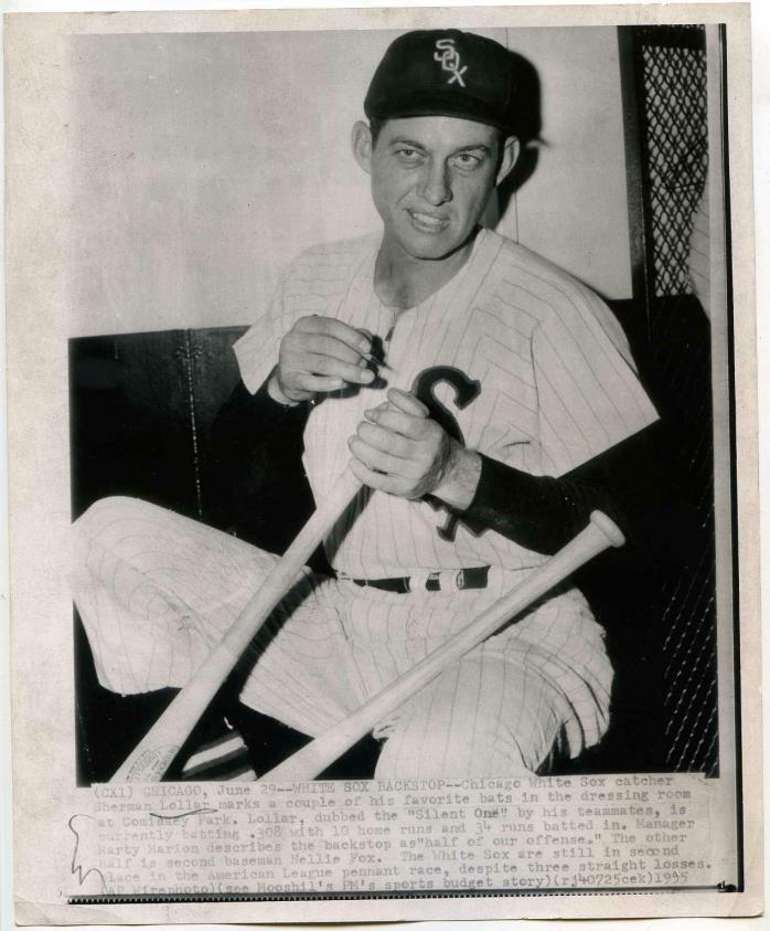 1955 Sherm Lollar Chicago White Sox 8 x 10
