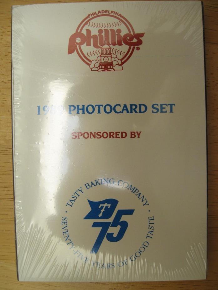 1989 Phillies Photocard Set, Factory Sealed, Tastycake