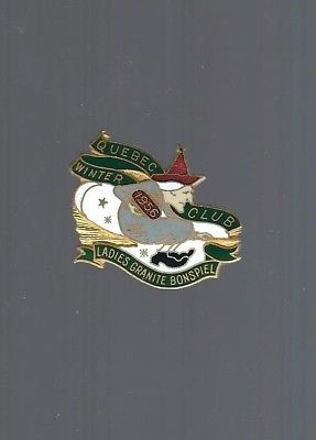 1956 Quebec International (Ladies) Granite Bonspiel, Curling Club BIRKS Pin