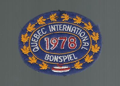 1978 Quebec International Bonspiel, Curling Club Shoulder Patch