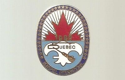 1992 Quebec International Bonspiel, Curling Club pin