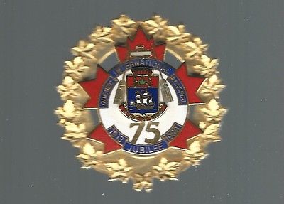 1988 Quebec International Bonspiel  ''BIG Crown Winner''  Curling Club pin