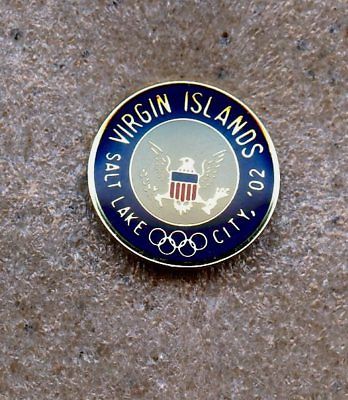 NOC Virgin Islands 2002 Salt Lake City SLC OLYMPIC Games Pin