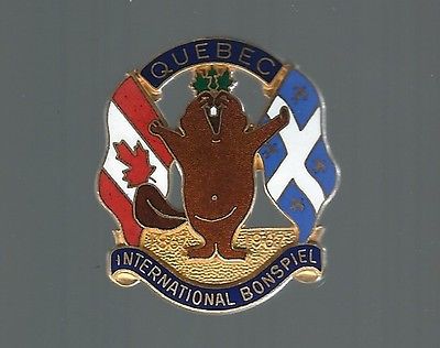 1967 Quebec International Bonspiel, Curling Club pin